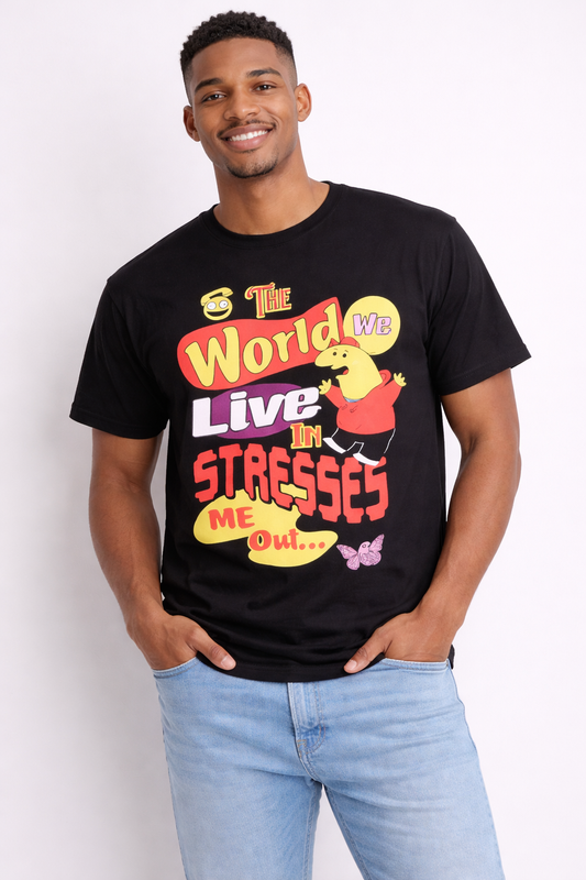 World Is Stressful Graphic T-Shirt